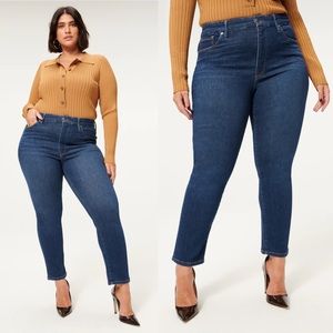 Good American | Always Fits Good Classic Slim Straight Jeans
